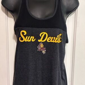 ASU Sundevils college tank top size small